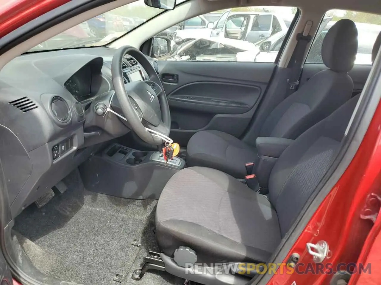 7 fotografías del automóvil dañado ML32A3HJ1KH007356 MITSUBISHI MIRAGE 2019