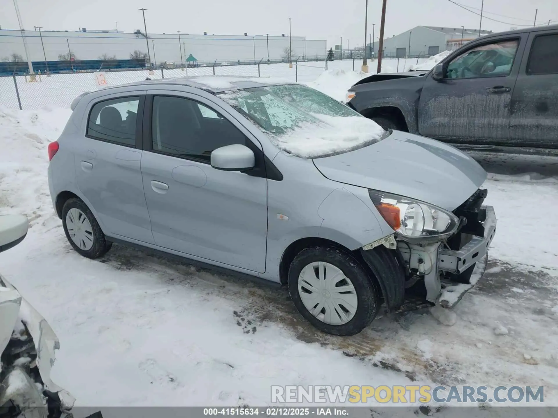 1 fotografías del automóvil dañado ML32A3HJ1KH007390 MITSUBISHI MIRAGE 2019
