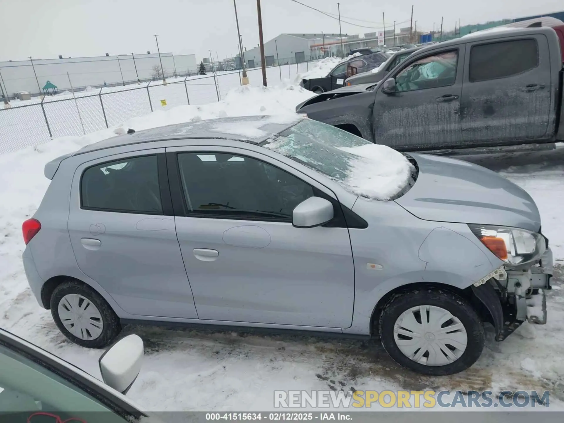 14 fotografías del automóvil dañado ML32A3HJ1KH007390 MITSUBISHI MIRAGE 2019