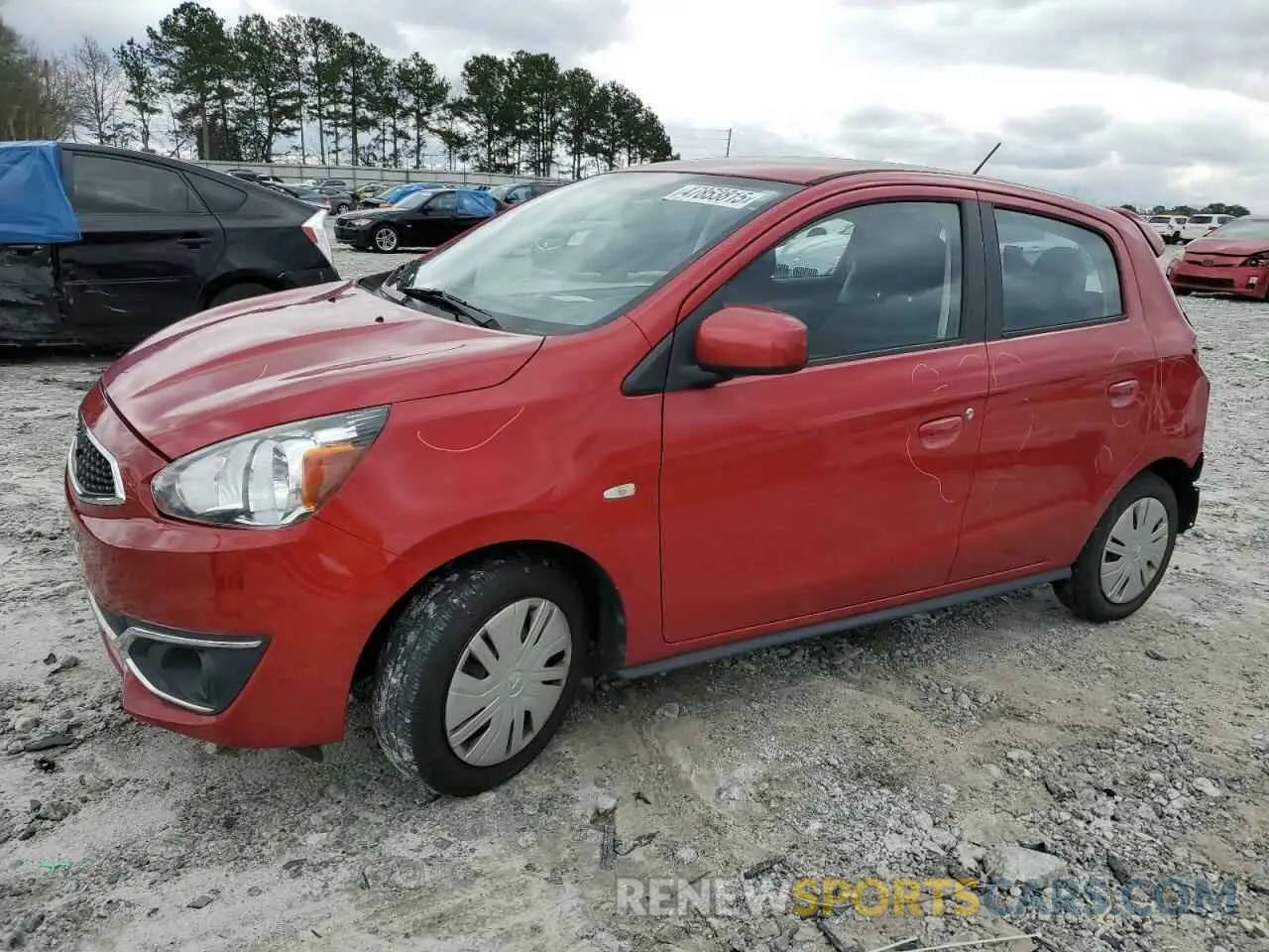 1 fotografías del automóvil dañado ML32A3HJ1KH012864 MITSUBISHI MIRAGE 2019