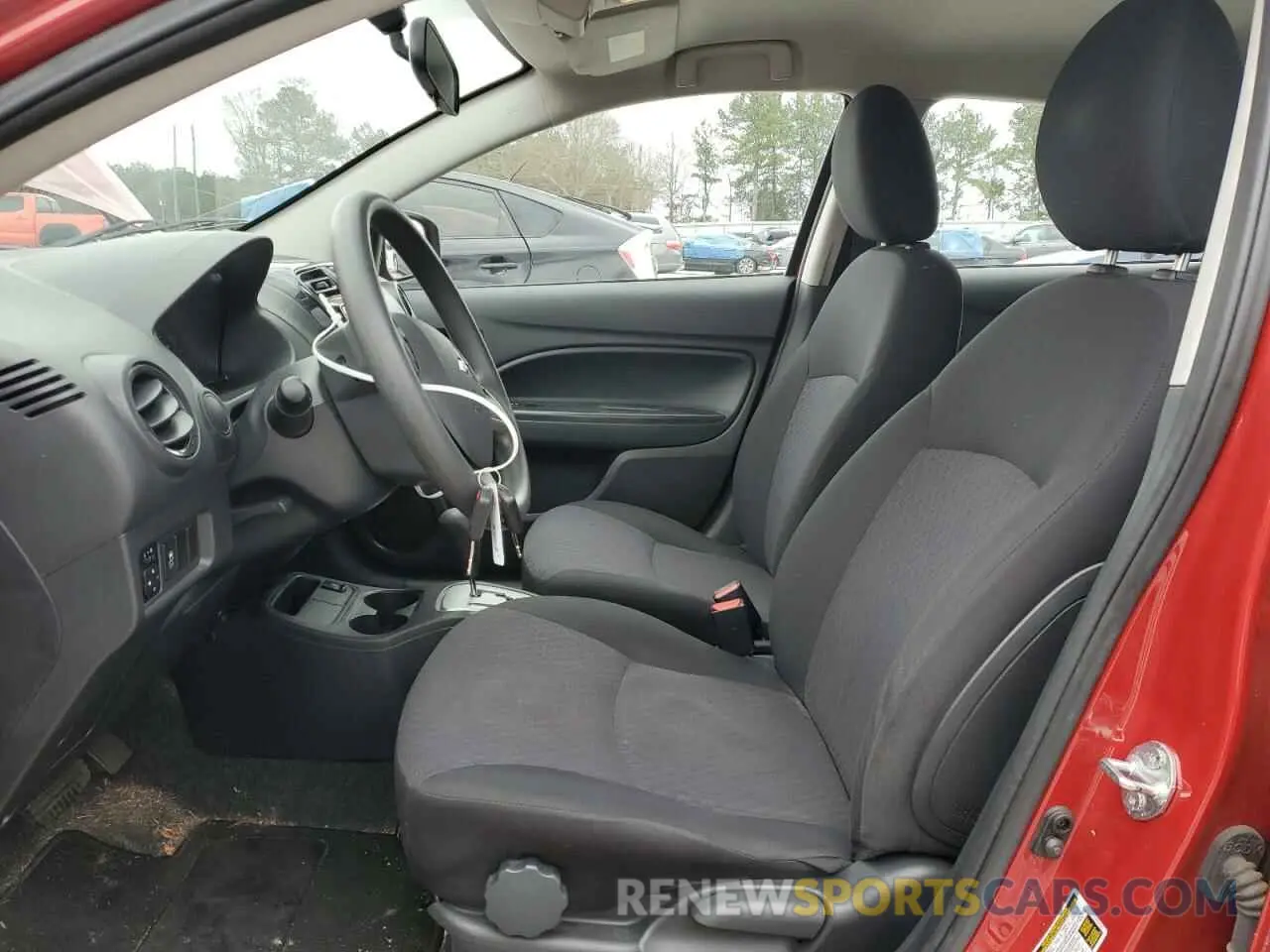 7 fotografías del automóvil dañado ML32A3HJ1KH012864 MITSUBISHI MIRAGE 2019