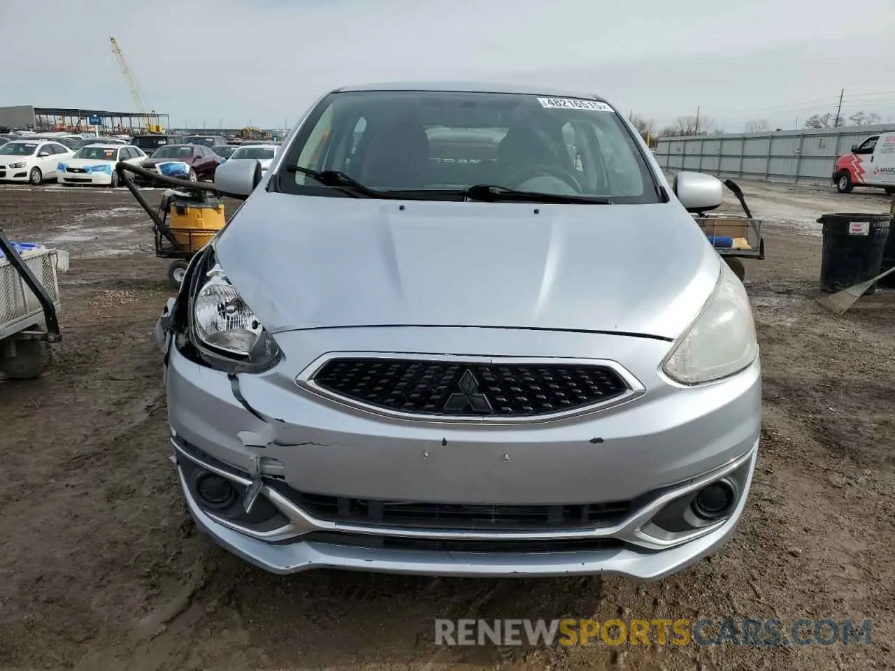 5 fotografías del automóvil dañado ML32A3HJ2KH001565 MITSUBISHI MIRAGE 2019