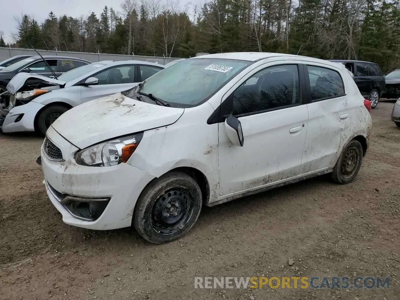 1 fotografías del automóvil dañado ML32A3HJ2KH012050 MITSUBISHI MIRAGE 2019