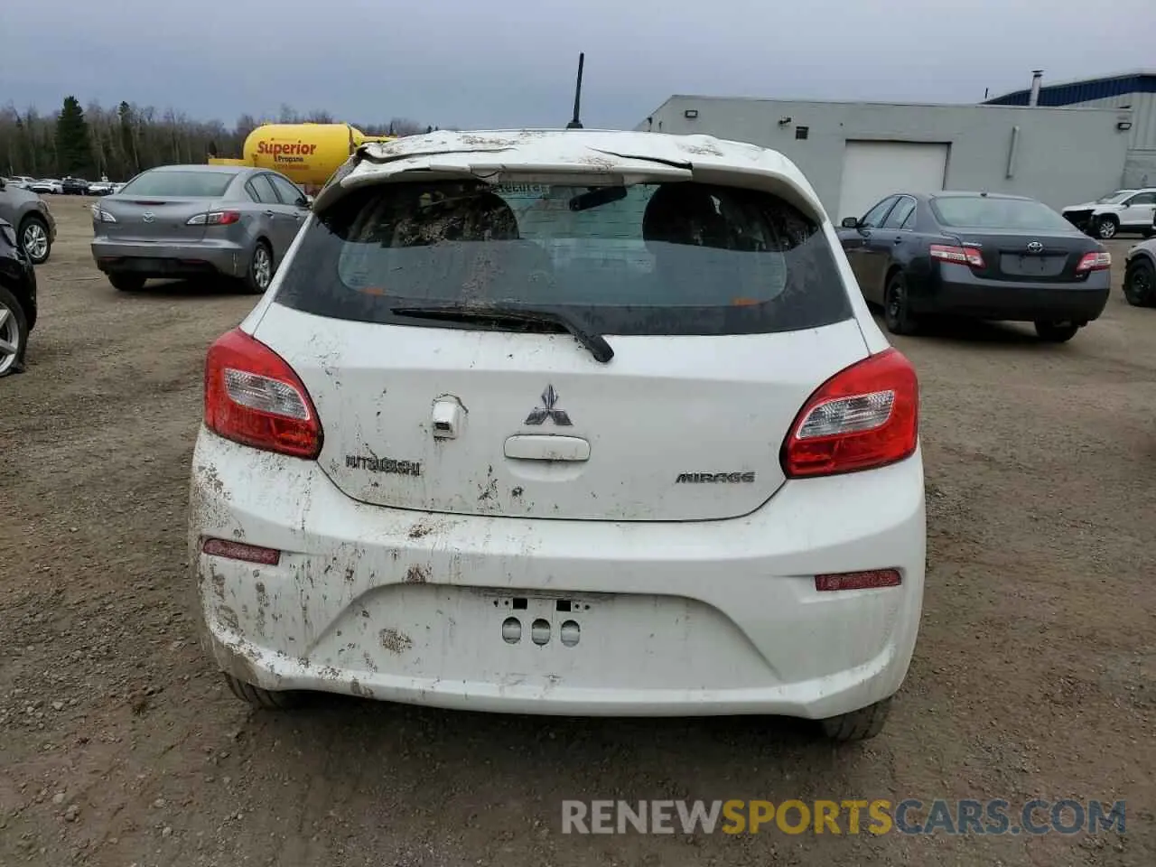 6 fotografías del automóvil dañado ML32A3HJ2KH012050 MITSUBISHI MIRAGE 2019