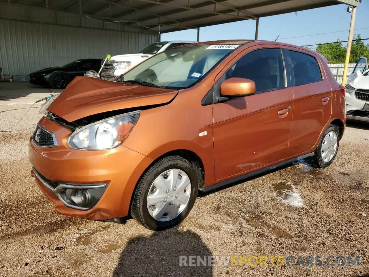 1 fotografías del automóvil dañado ML32A3HJ3KH001591 MITSUBISHI MIRAGE 2019