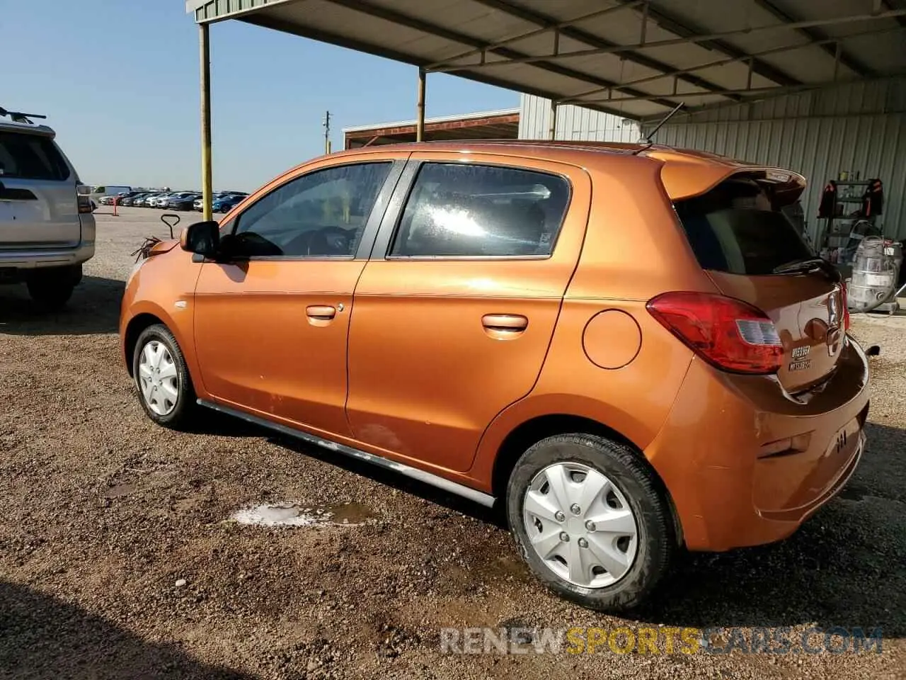 2 fotografías del automóvil dañado ML32A3HJ3KH001591 MITSUBISHI MIRAGE 2019