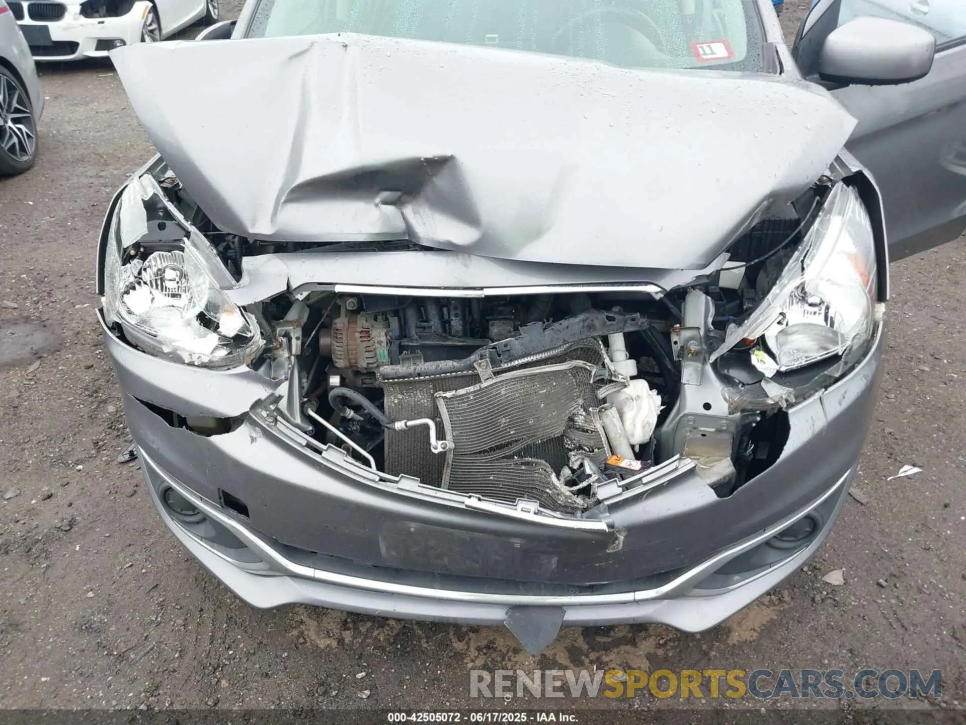 6 fotografías del automóvil dañado ML32A3HJ4KH005245 MITSUBISHI MIRAGE 2019