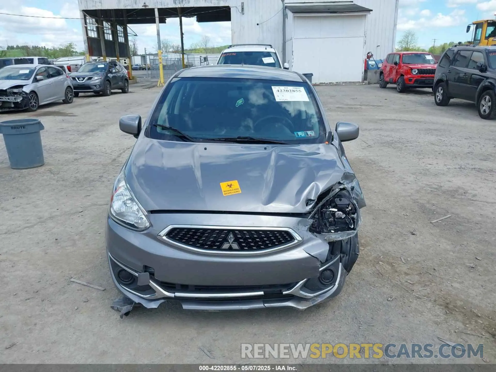 12 fotografías del automóvil dañado ML32A3HJ5KH000541 MITSUBISHI MIRAGE 2019