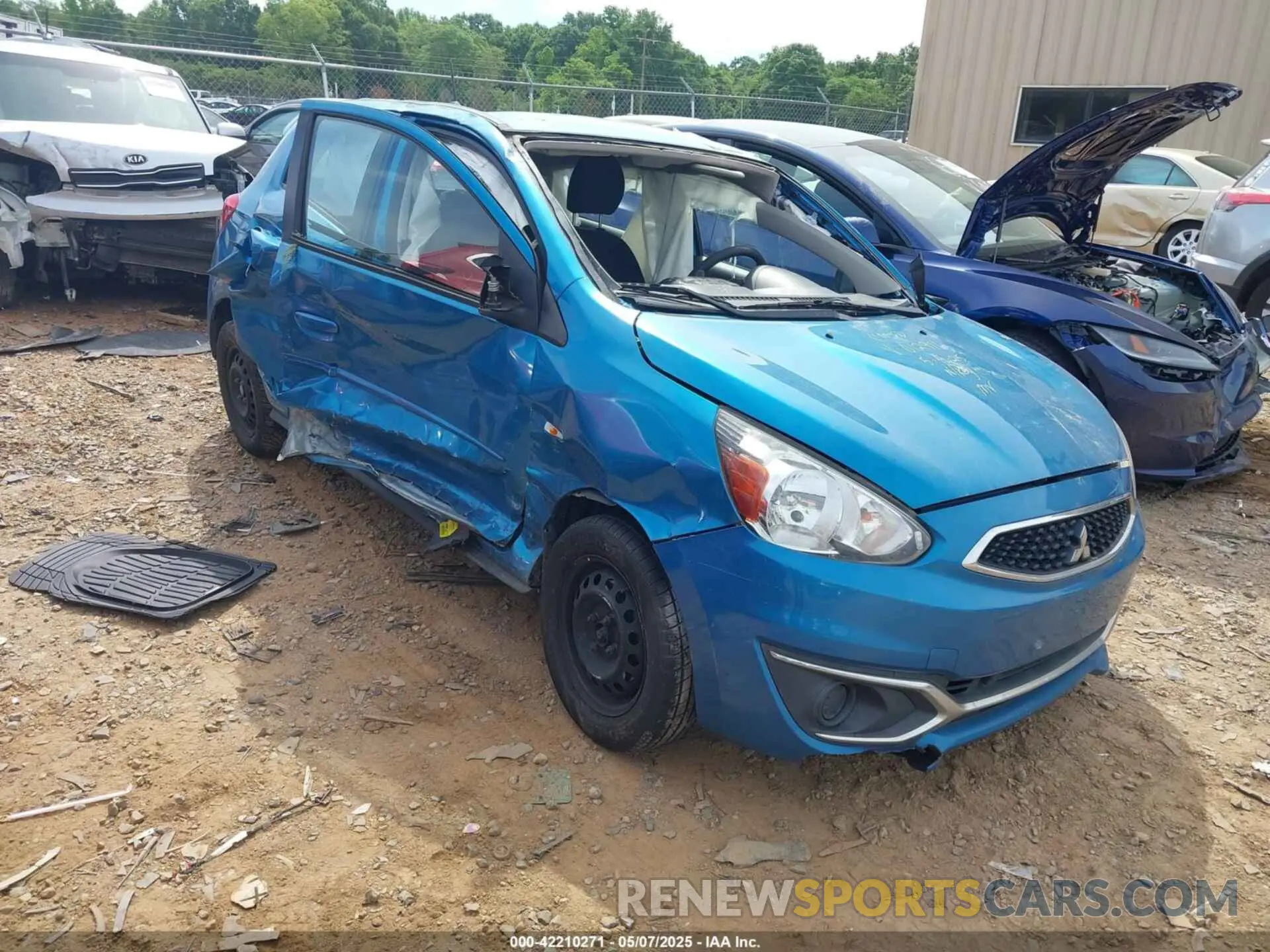 1 fotografías del automóvil dañado ML32A3HJ5KH012916 MITSUBISHI MIRAGE 2019