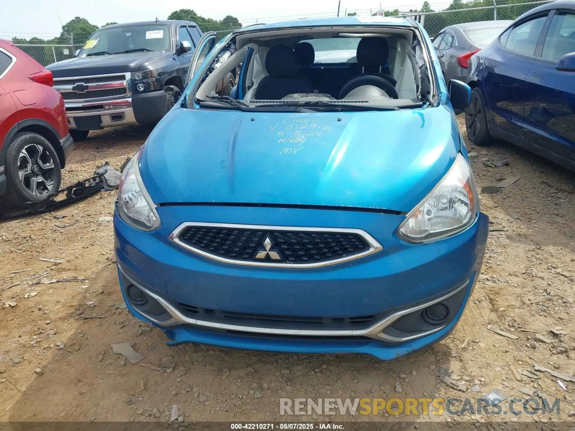 12 fotografías del automóvil dañado ML32A3HJ5KH012916 MITSUBISHI MIRAGE 2019