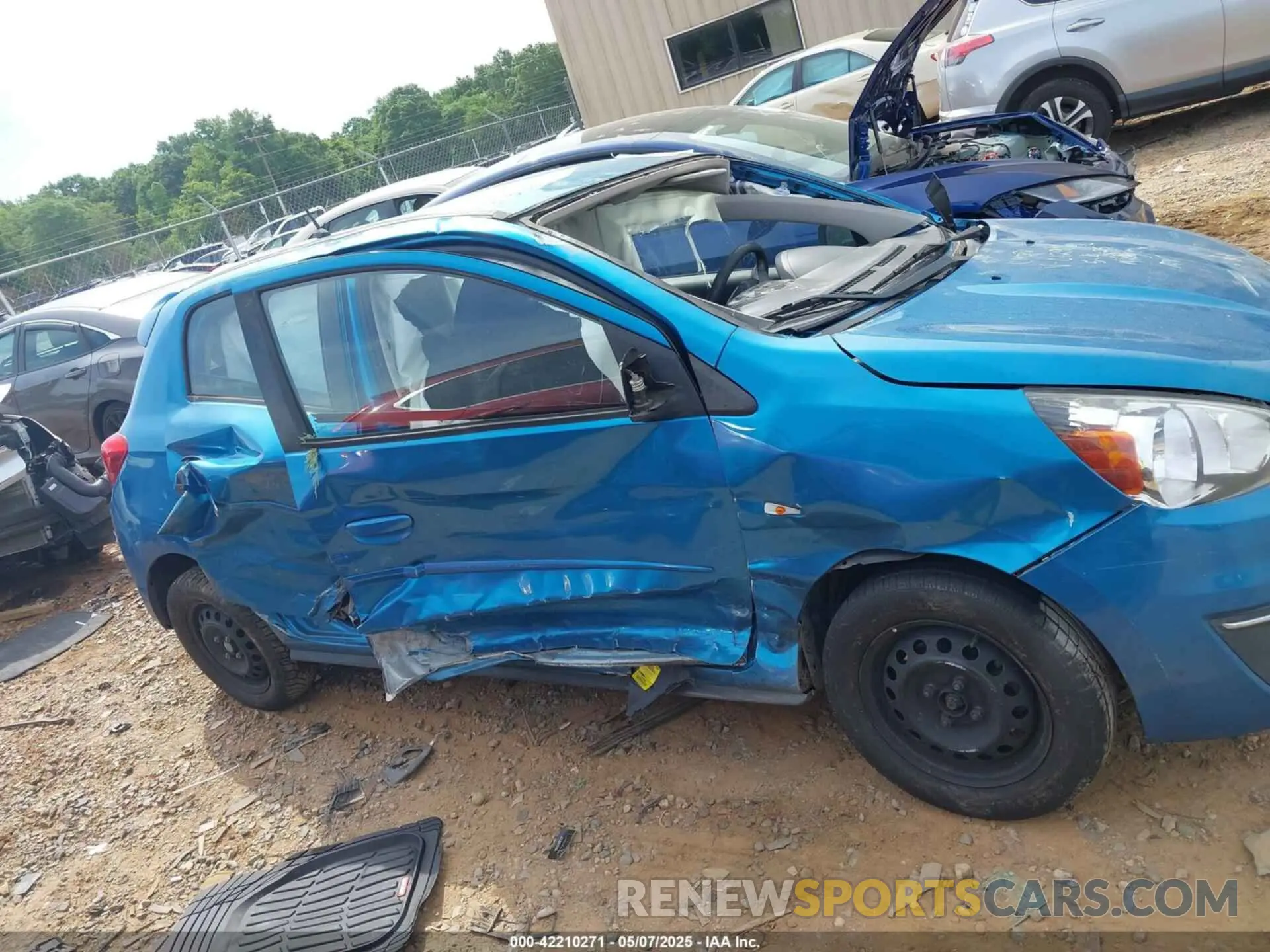 13 fotografías del automóvil dañado ML32A3HJ5KH012916 MITSUBISHI MIRAGE 2019