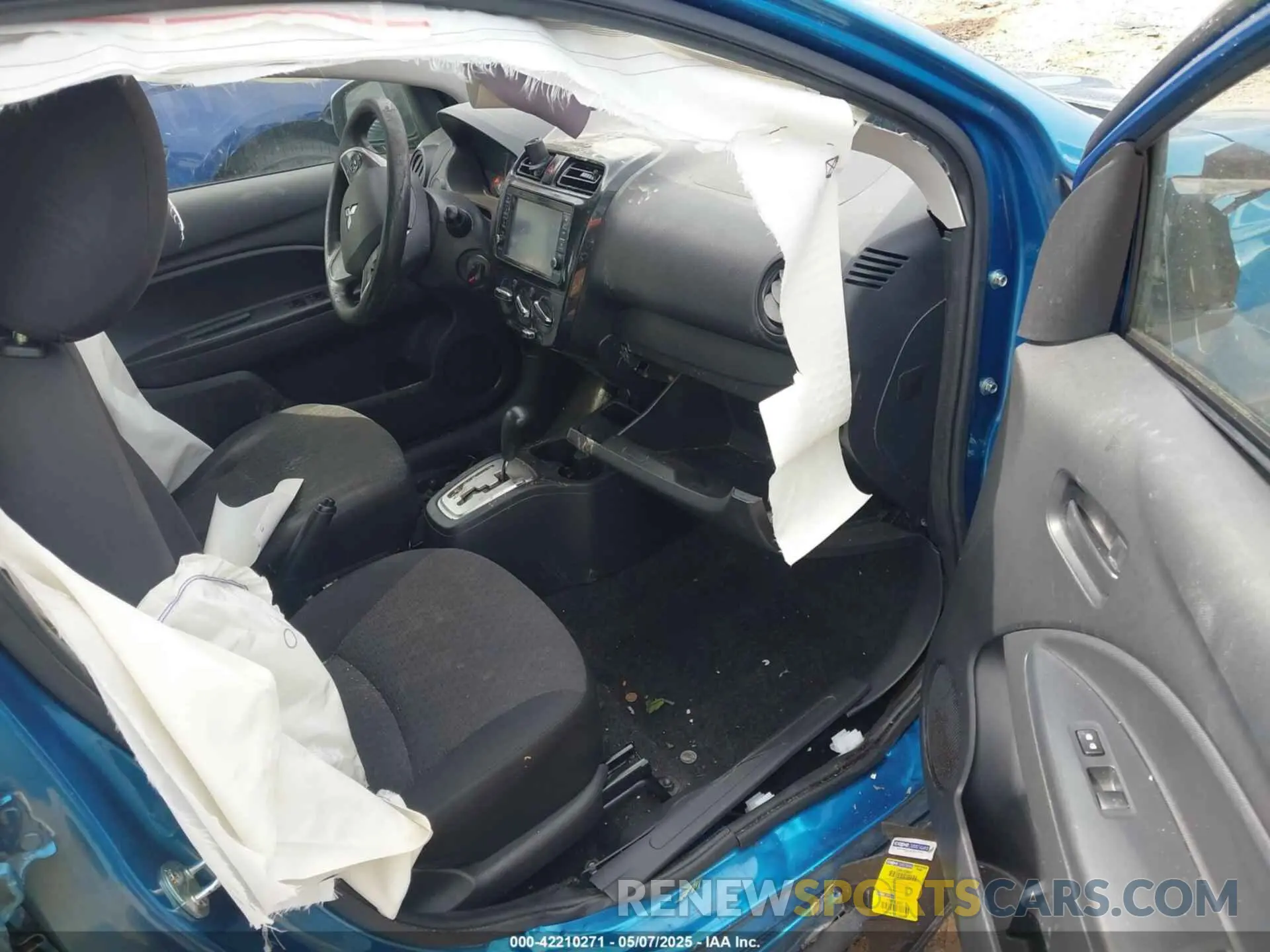 5 fotografías del automóvil dañado ML32A3HJ5KH012916 MITSUBISHI MIRAGE 2019