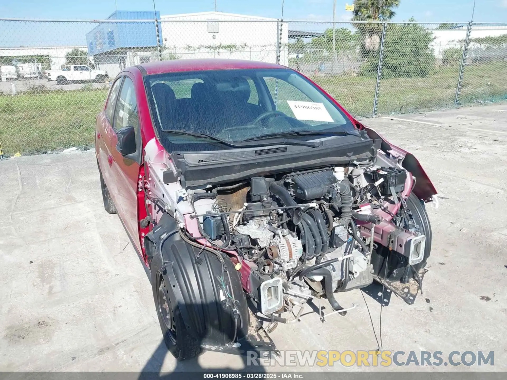6 fotografías del automóvil dañado ML32A3HJ6KH001052 MITSUBISHI MIRAGE 2019
