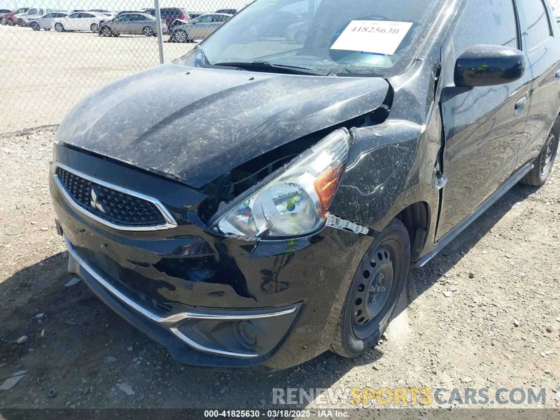 6 fotografías del automóvil dañado ML32A3HJ6KH006204 MITSUBISHI MIRAGE 2019