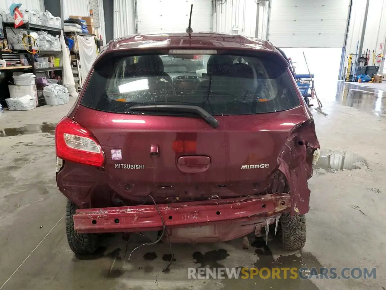 6 fotografías del automóvil dañado ML32A3HJ6KH006753 MITSUBISHI MIRAGE 2019