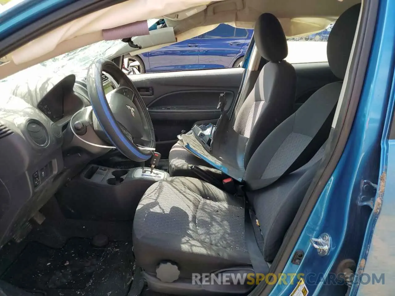 7 fotografías del automóvil dañado ML32A3HJ6KH009992 MITSUBISHI MIRAGE 2019