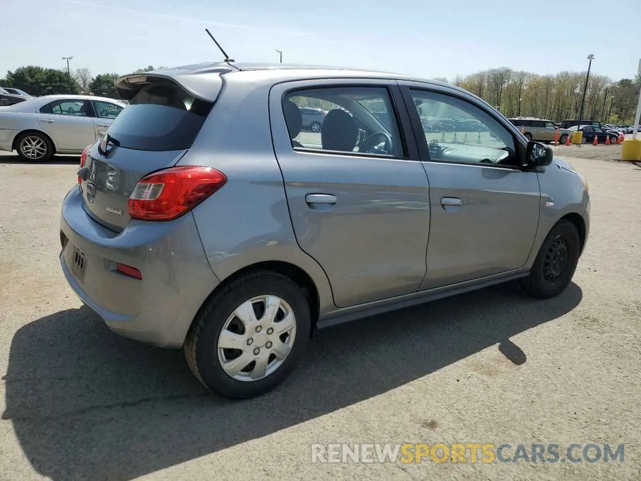3 fotografías del automóvil dañado ML32A3HJ7KH005465 MITSUBISHI MIRAGE 2019