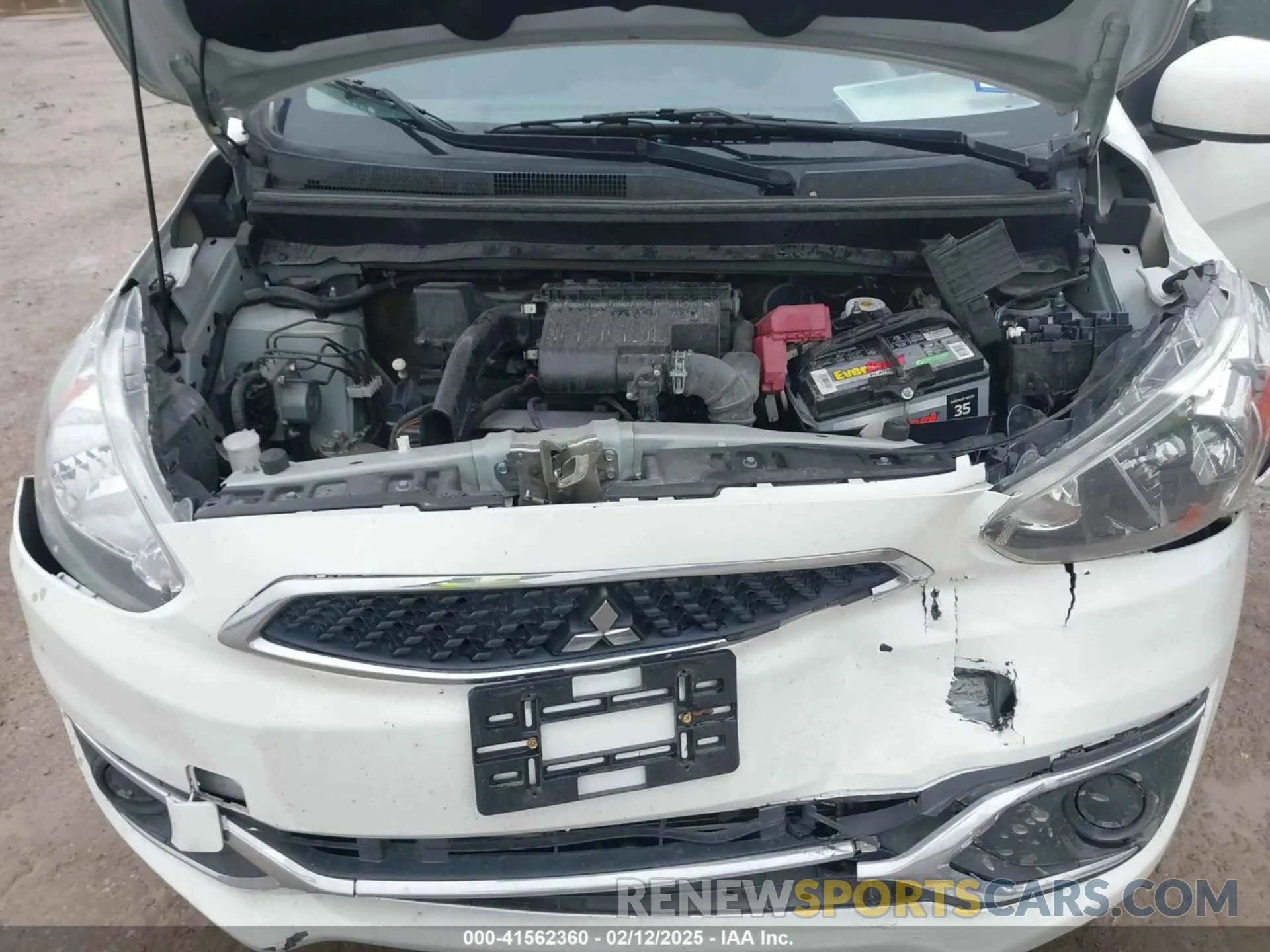 10 fotografías del automóvil dañado ML32A3HJ7KH005935 MITSUBISHI MIRAGE 2019