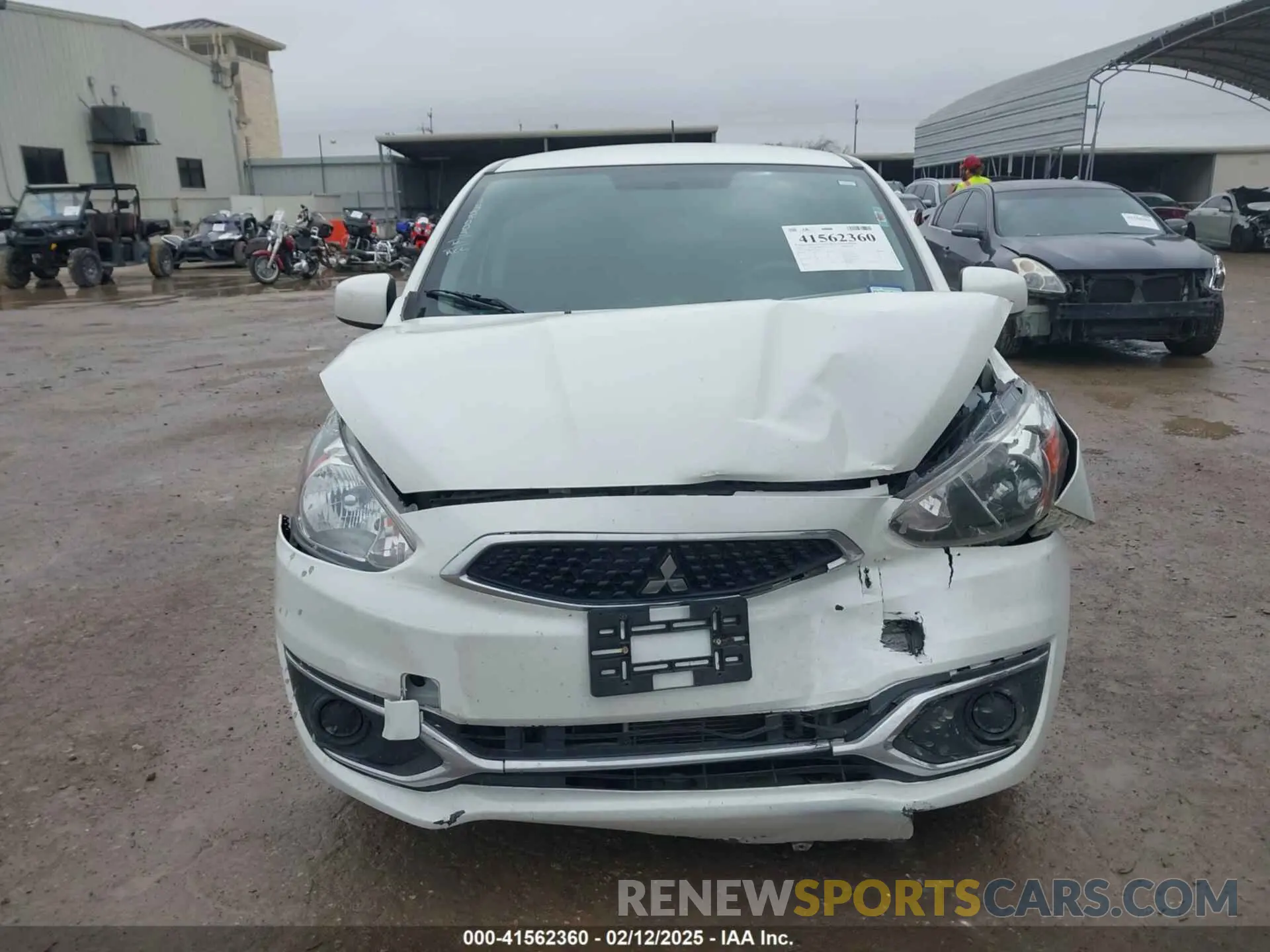 12 fotografías del automóvil dañado ML32A3HJ7KH005935 MITSUBISHI MIRAGE 2019