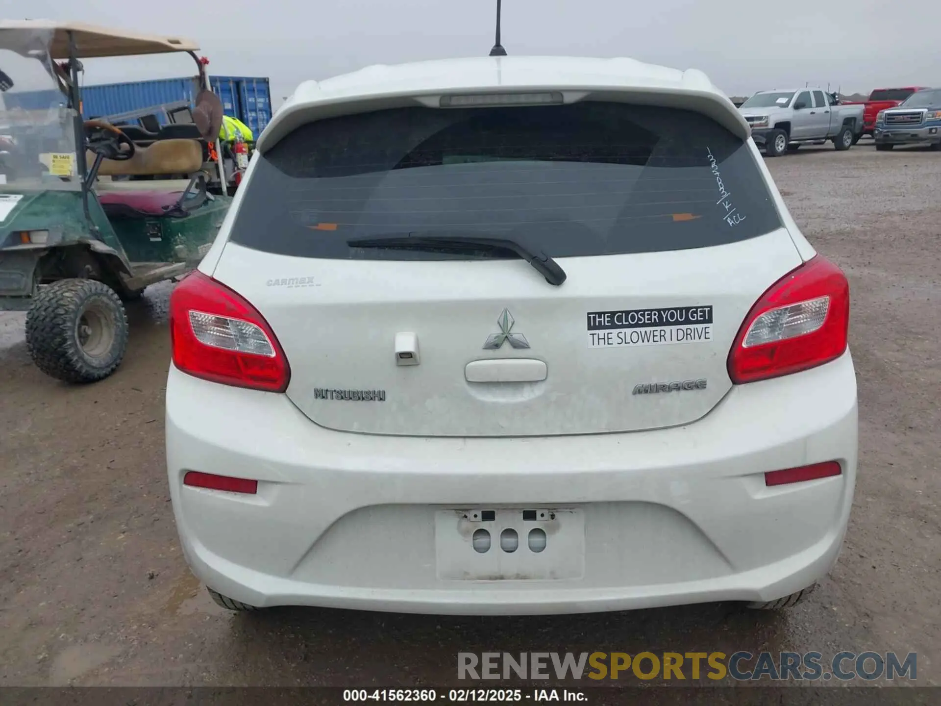 16 fotografías del automóvil dañado ML32A3HJ7KH005935 MITSUBISHI MIRAGE 2019