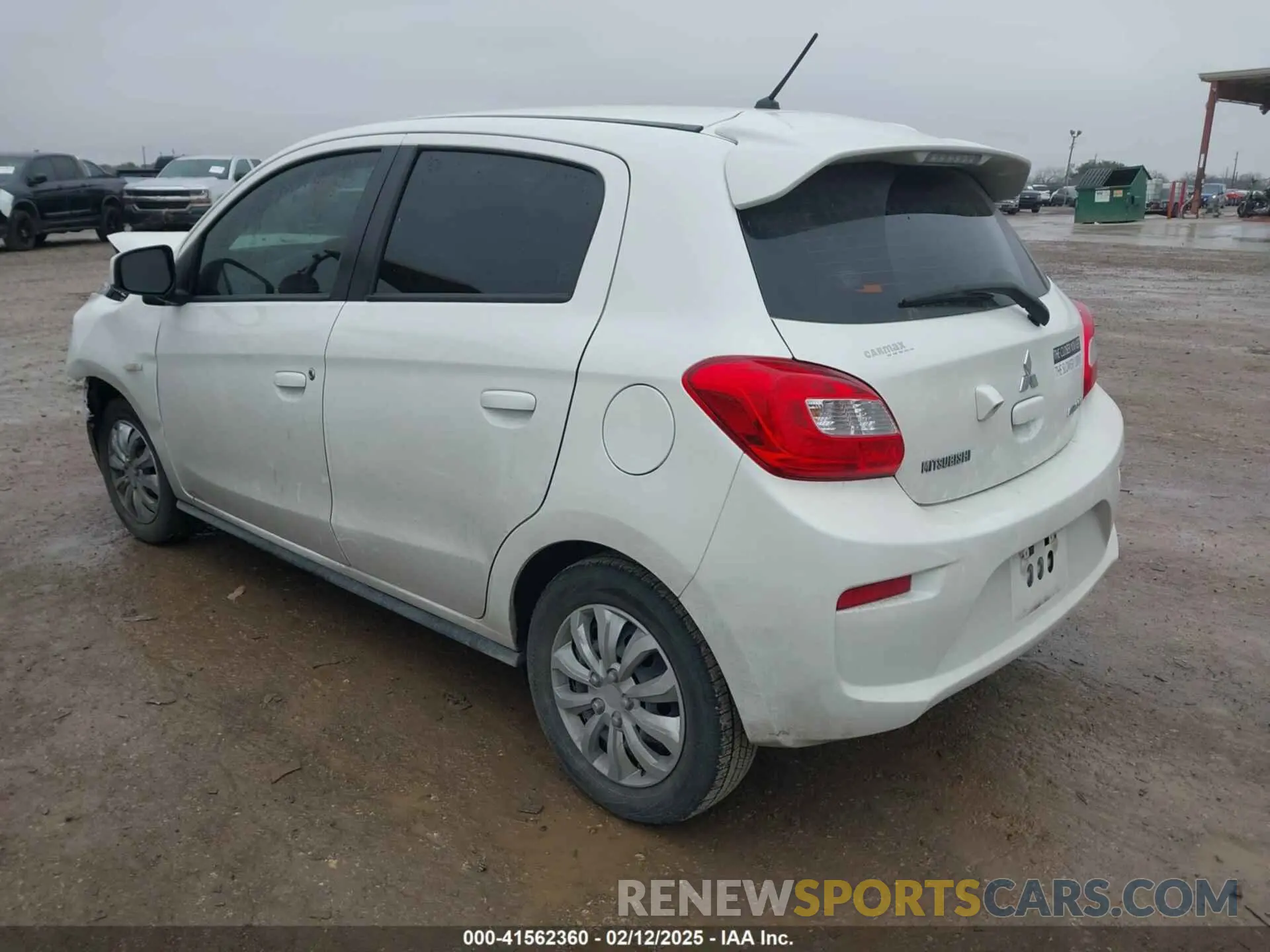 3 fotografías del automóvil dañado ML32A3HJ7KH005935 MITSUBISHI MIRAGE 2019