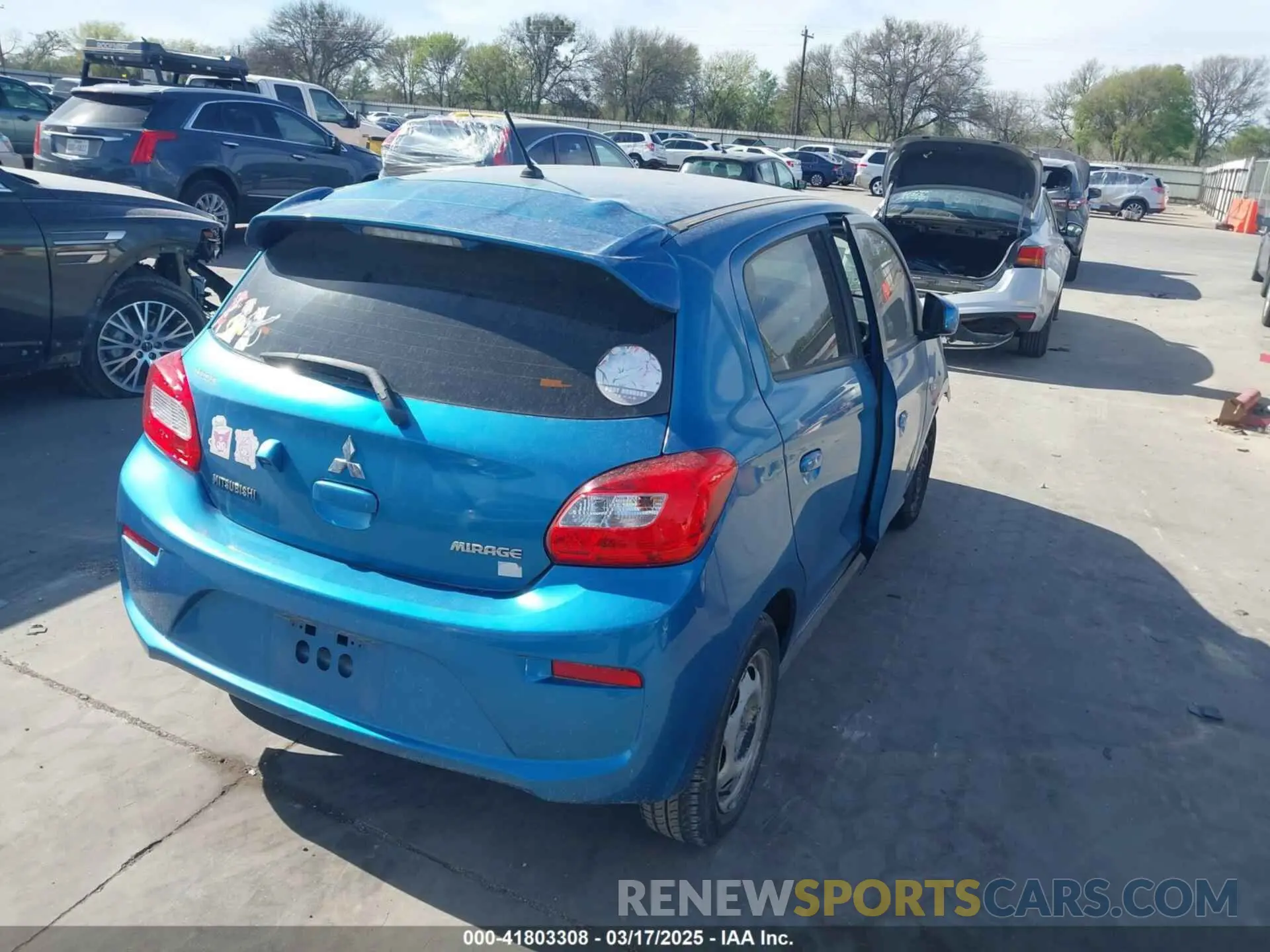 12 fotografías del automóvil dañado ML32A3HJ8KH007208 MITSUBISHI MIRAGE 2019