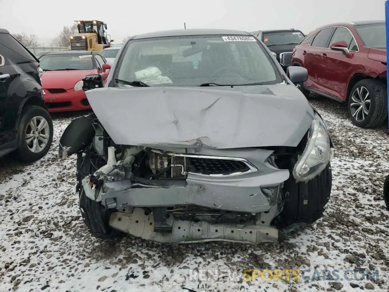 5 fotografías del automóvil dañado ML32A3HJ8KH014935 MITSUBISHI MIRAGE 2019