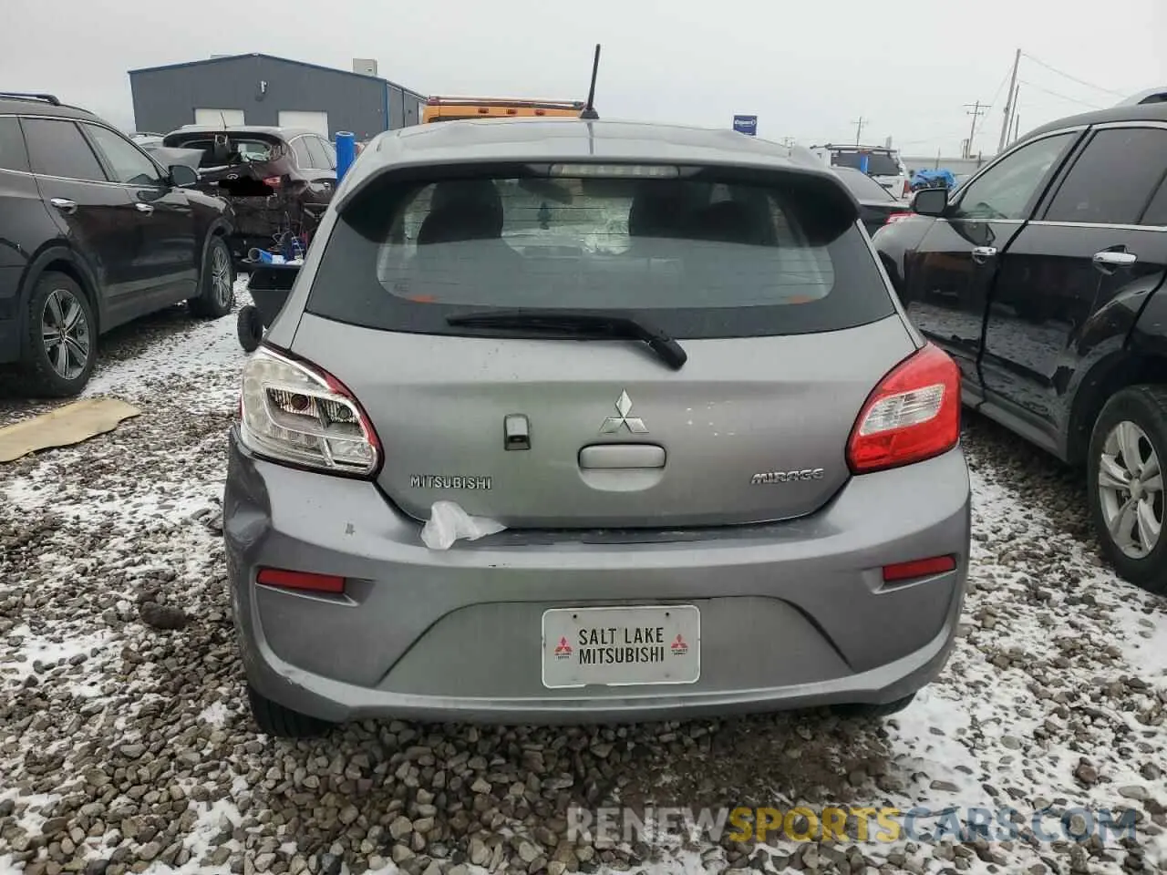 6 fotografías del automóvil dañado ML32A3HJ8KH014935 MITSUBISHI MIRAGE 2019