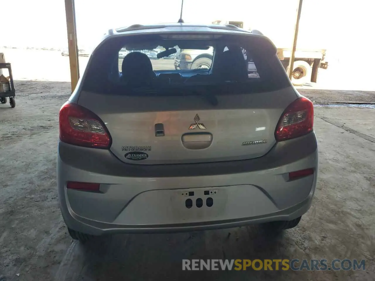 6 fotografías del automóvil dañado ML32A3HJ9KH010277 MITSUBISHI MIRAGE 2019