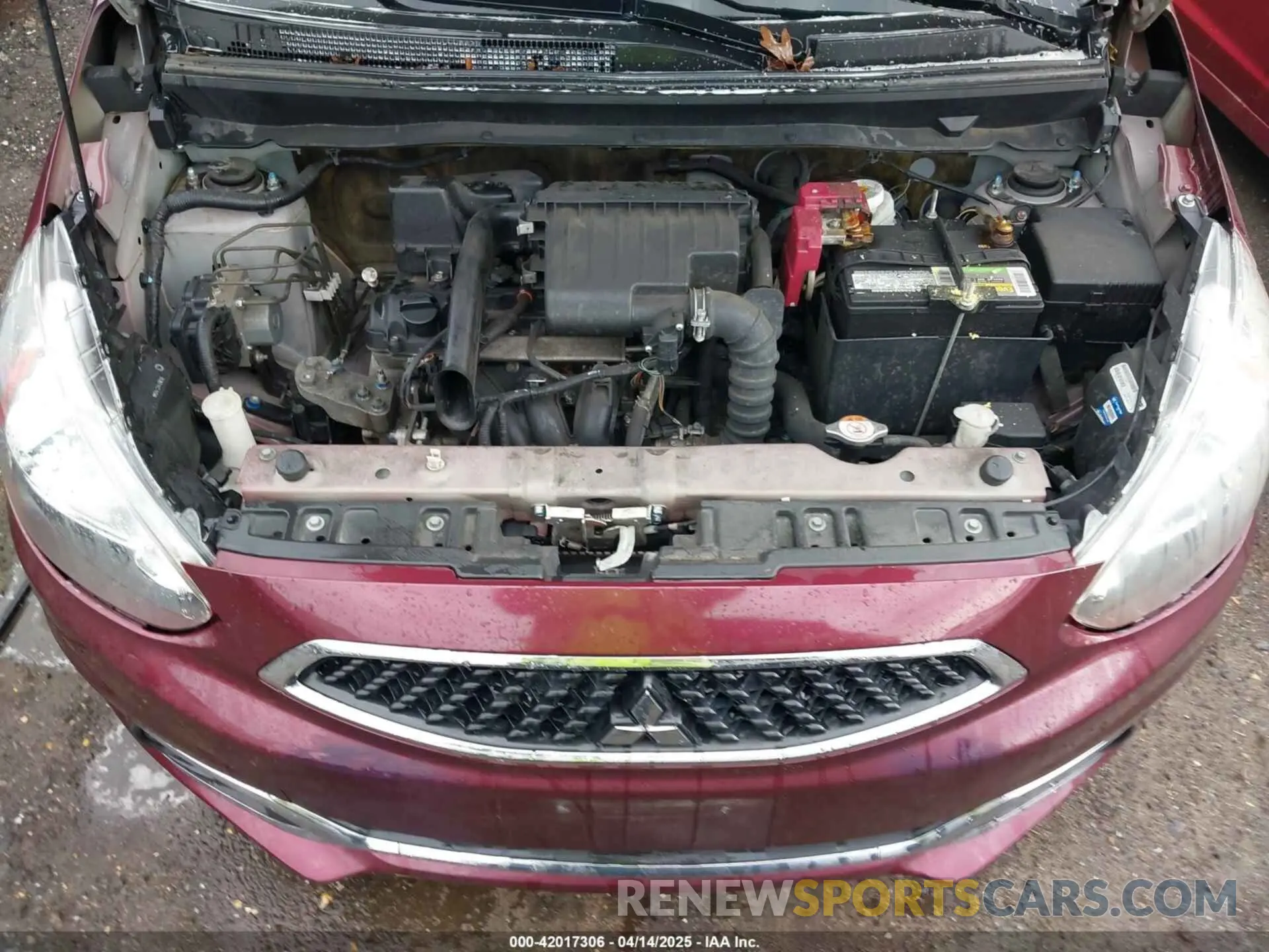10 fotografías del automóvil dañado ML32A3HJ9KH013289 MITSUBISHI MIRAGE 2019