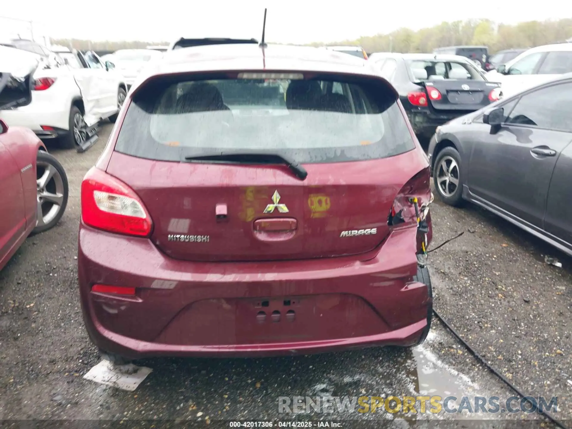 16 fotografías del automóvil dañado ML32A3HJ9KH013289 MITSUBISHI MIRAGE 2019