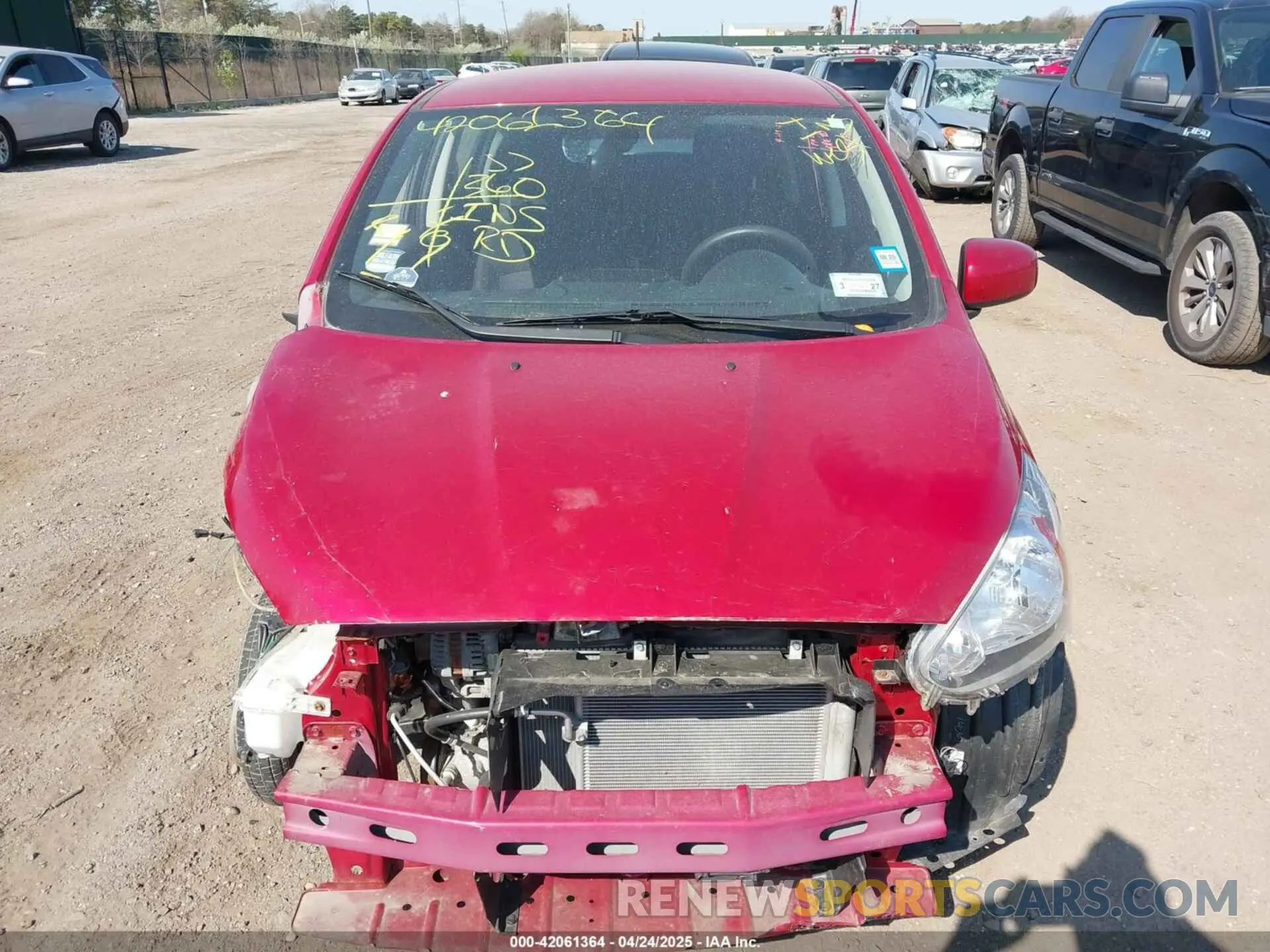 12 fotografías del automóvil dañado ML32A3HJ9KH015821 MITSUBISHI MIRAGE 2019