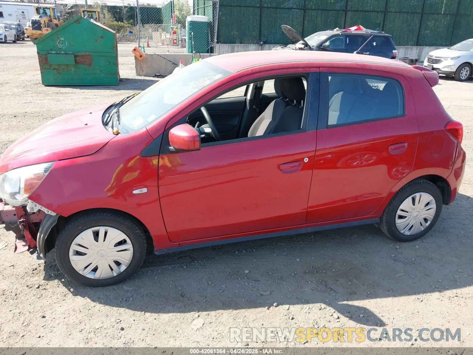 14 fotografías del automóvil dañado ML32A3HJ9KH015821 MITSUBISHI MIRAGE 2019