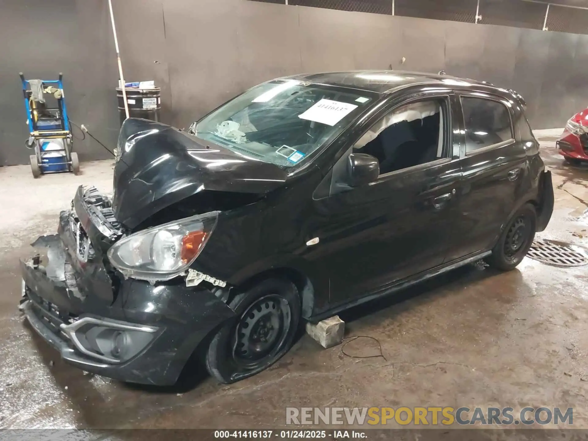 2 fotografías del automóvil dañado ML32A3HJXKH000793 MITSUBISHI MIRAGE 2019