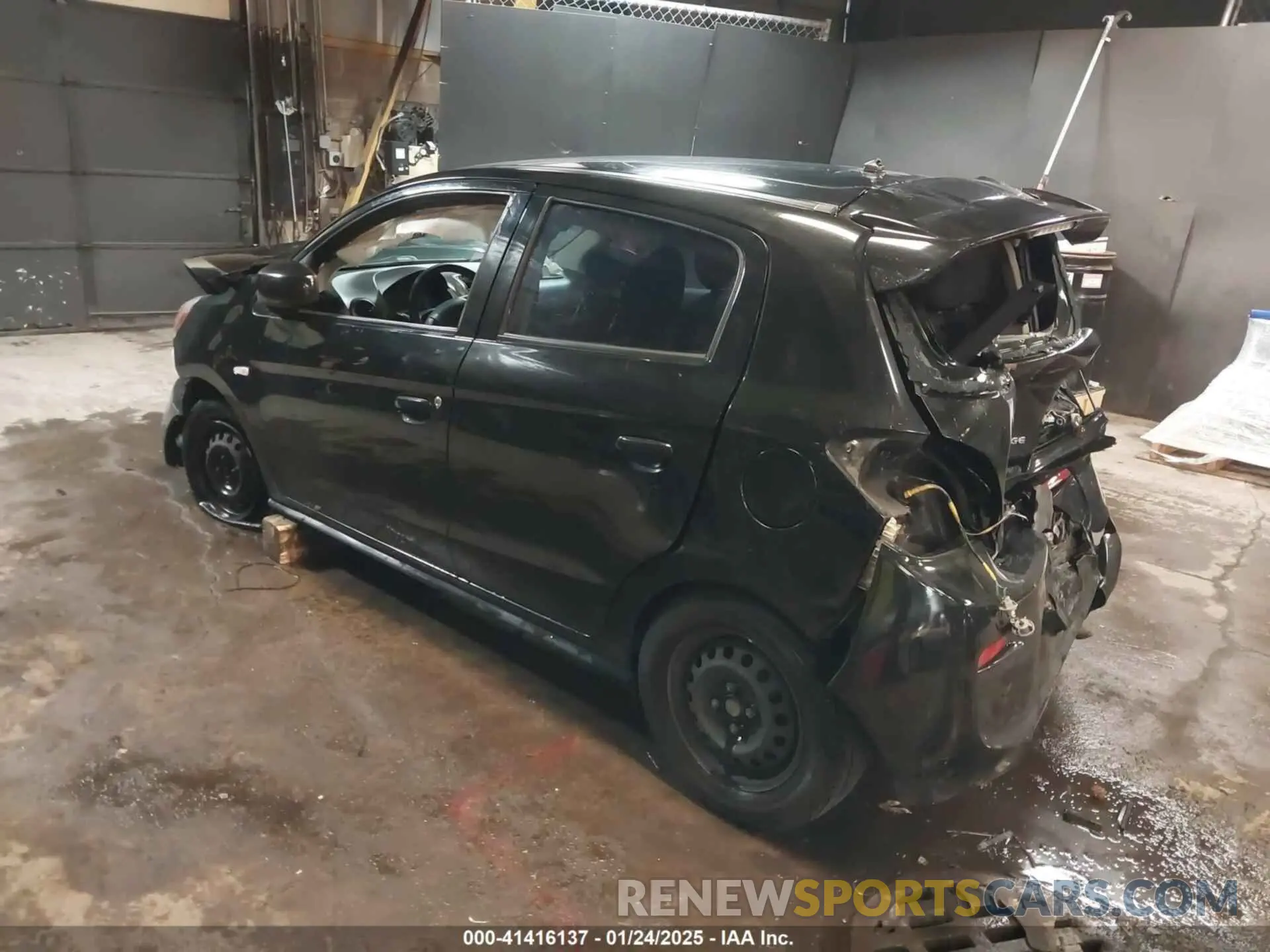 3 fotografías del automóvil dañado ML32A3HJXKH000793 MITSUBISHI MIRAGE 2019
