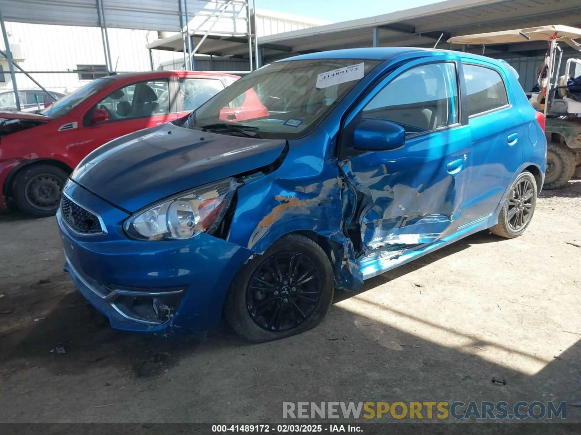 2 fotografías del automóvil dañado ML32A5HJ1KH004484 MITSUBISHI MIRAGE 2019