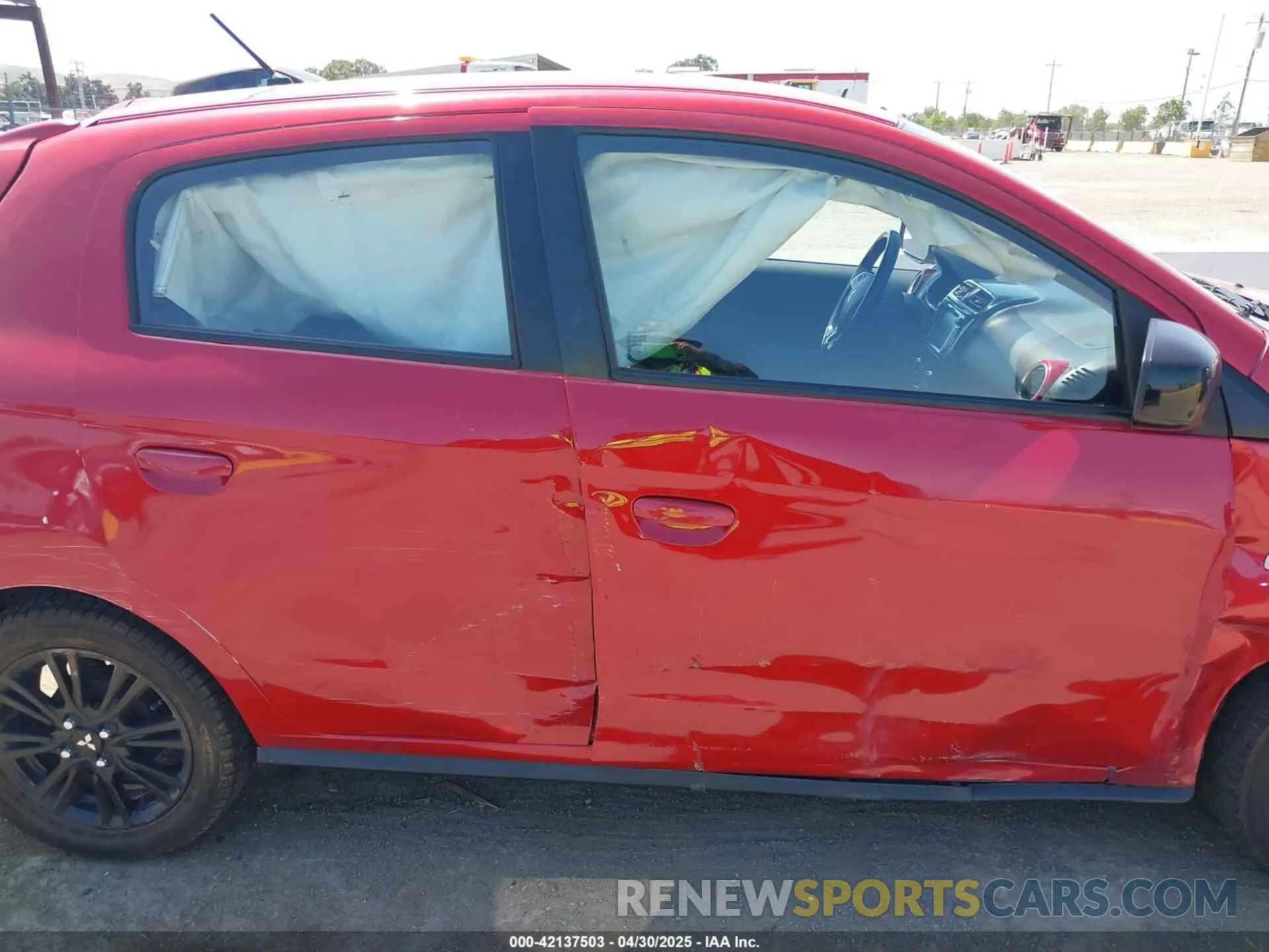 12 fotografías del automóvil dañado ML32A5HJ1KH012200 MITSUBISHI MIRAGE 2019
