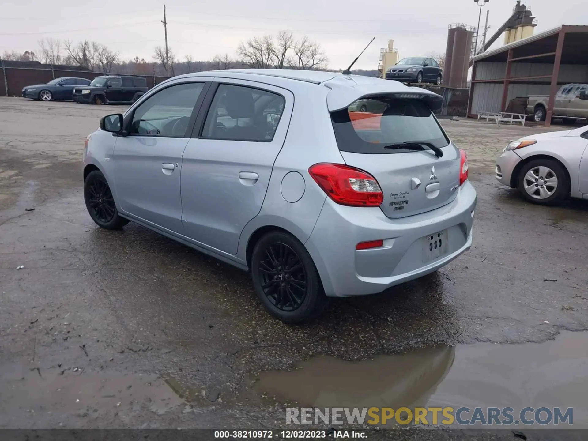 3 fotografías del automóvil dañado ML32A5HJ5KH002186 MITSUBISHI MIRAGE 2019