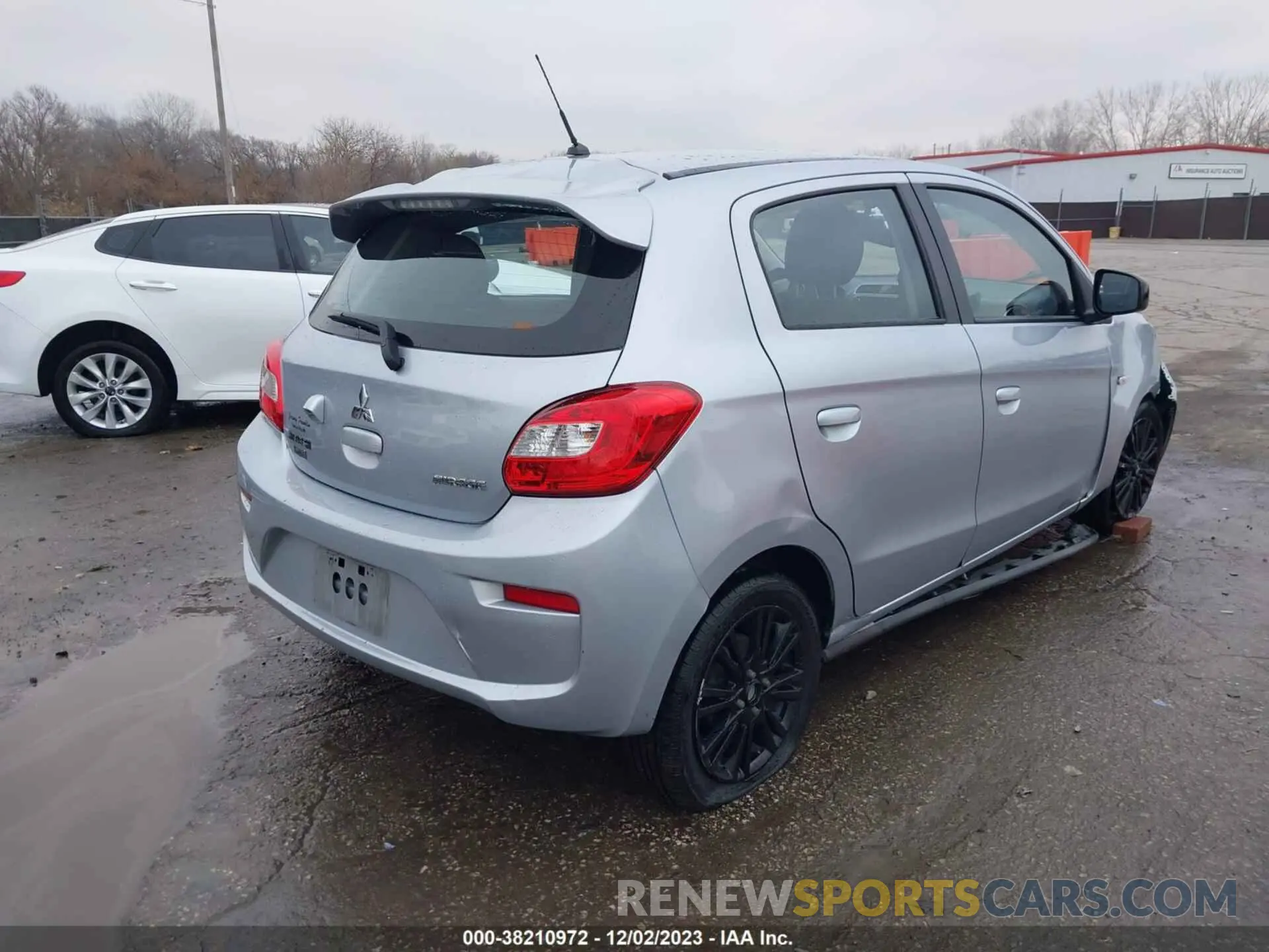 4 fotografías del automóvil dañado ML32A5HJ5KH002186 MITSUBISHI MIRAGE 2019