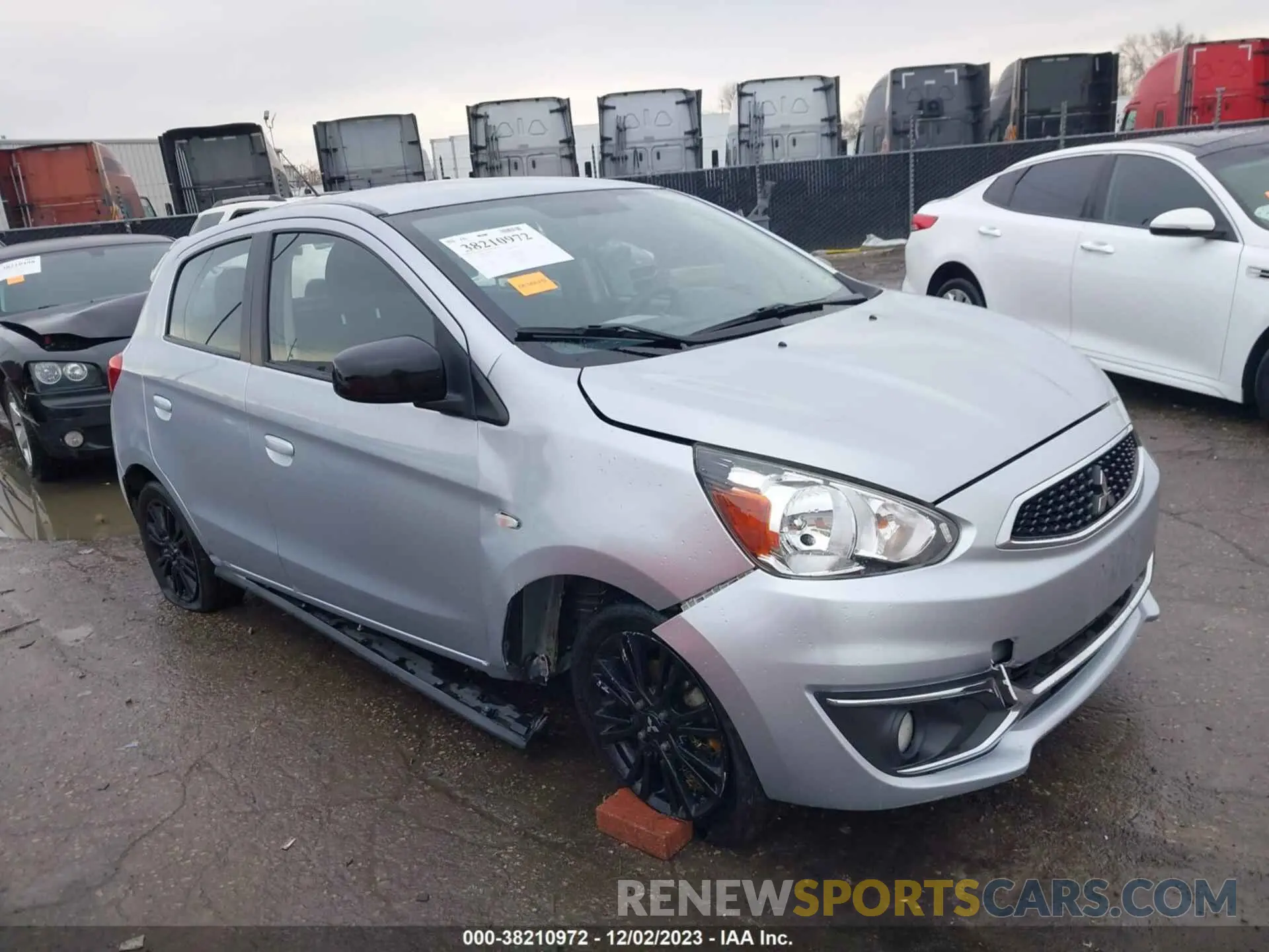 6 fotografías del automóvil dañado ML32A5HJ5KH002186 MITSUBISHI MIRAGE 2019