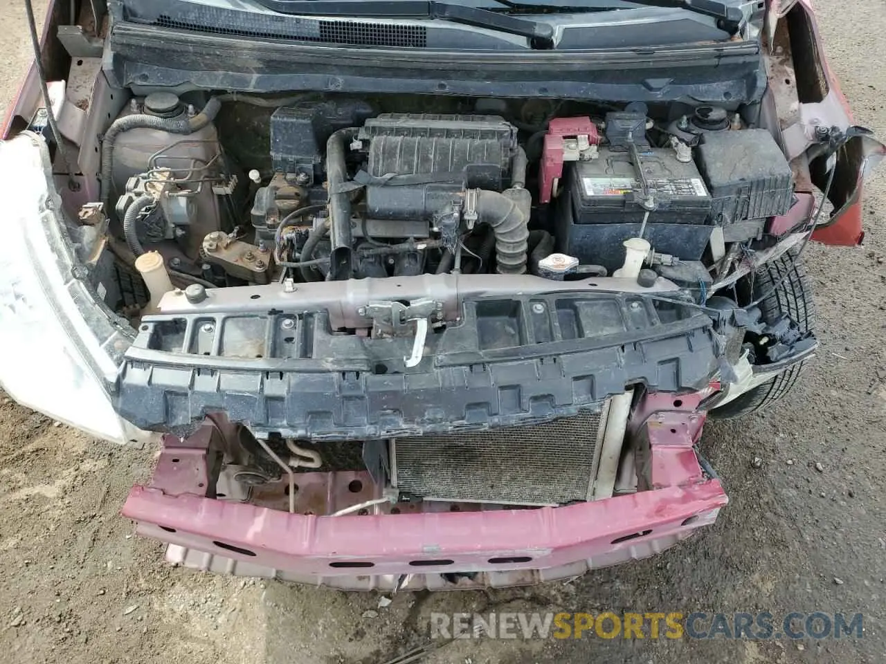 11 fotografías del automóvil dañado ML32F3FJ0KHF03952 MITSUBISHI MIRAGE 2019