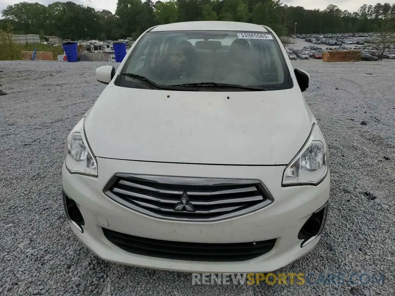 5 fotografías del automóvil dañado ML32F3FJ3KHF01869 MITSUBISHI MIRAGE 2019