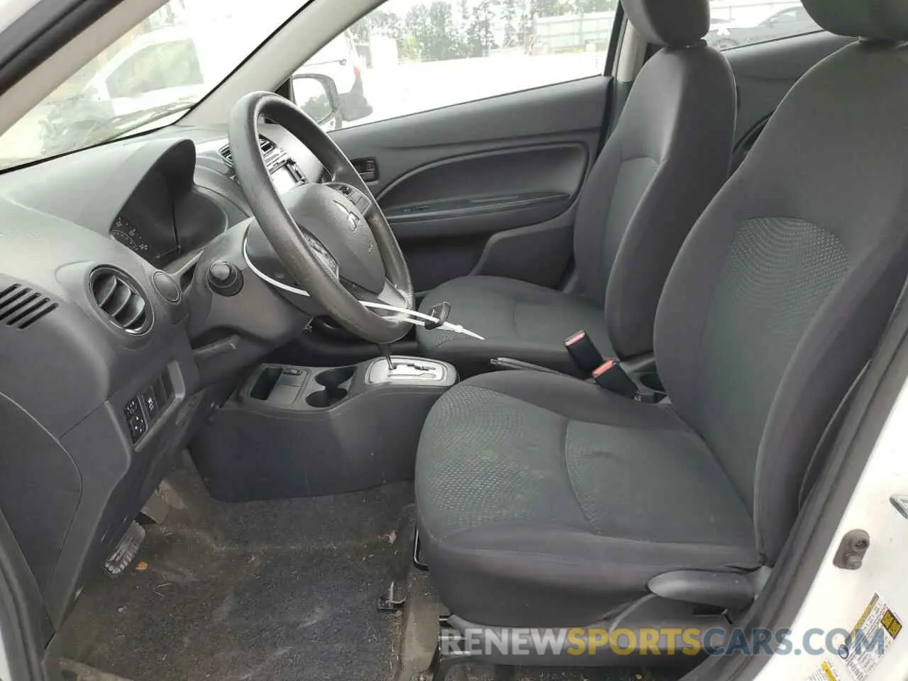 7 fotografías del automóvil dañado ML32F3FJ3KHF01869 MITSUBISHI MIRAGE 2019