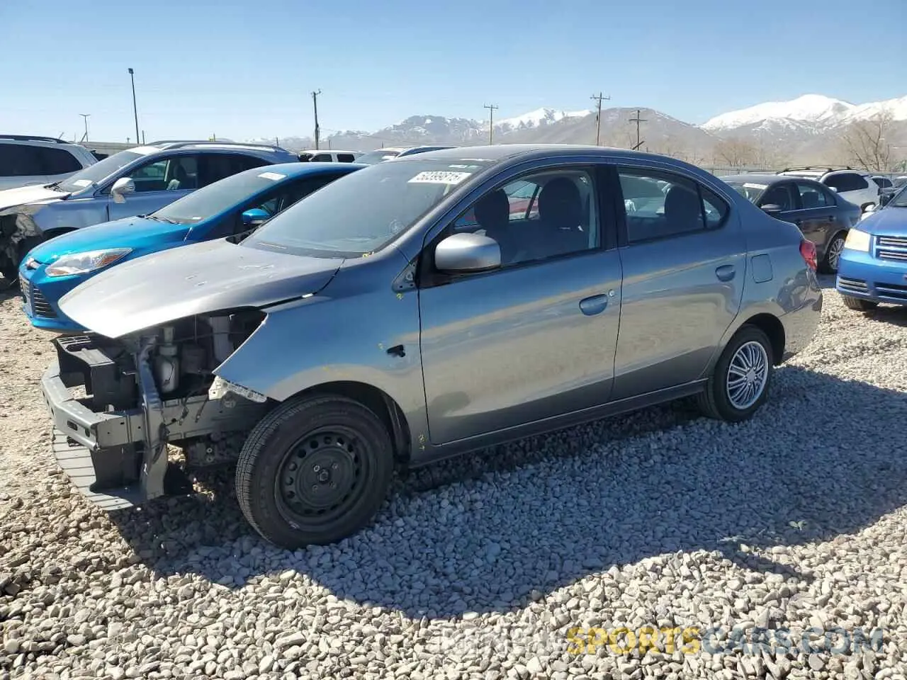 1 fotografías del automóvil dañado ML32F3FJ3KHF17814 MITSUBISHI MIRAGE 2019