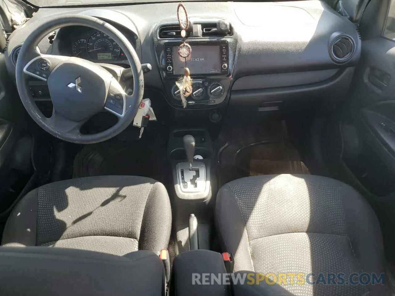 8 fotografías del automóvil dañado ML32F3FJ3KHF17814 MITSUBISHI MIRAGE 2019