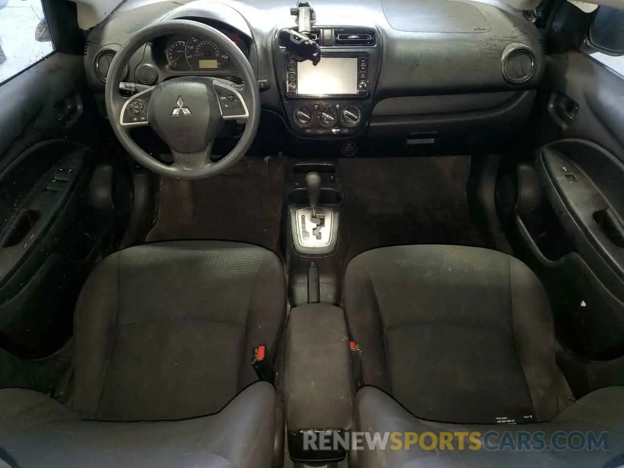 8 fotografías del automóvil dañado ML32F3FJ4KHF04974 MITSUBISHI MIRAGE 2019