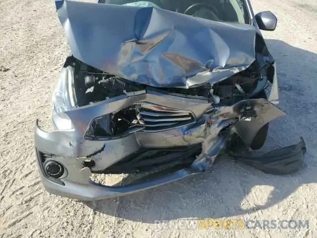 11 fotografías del automóvil dañado ML32F3FJ4KHF08555 MITSUBISHI MIRAGE 2019