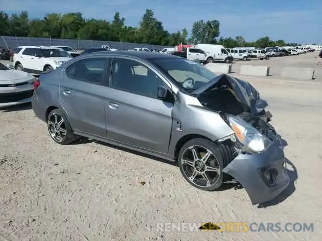 4 fotografías del automóvil dañado ML32F3FJ4KHF08555 MITSUBISHI MIRAGE 2019