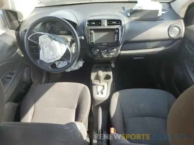 8 fotografías del automóvil dañado ML32F3FJ4KHF08555 MITSUBISHI MIRAGE 2019