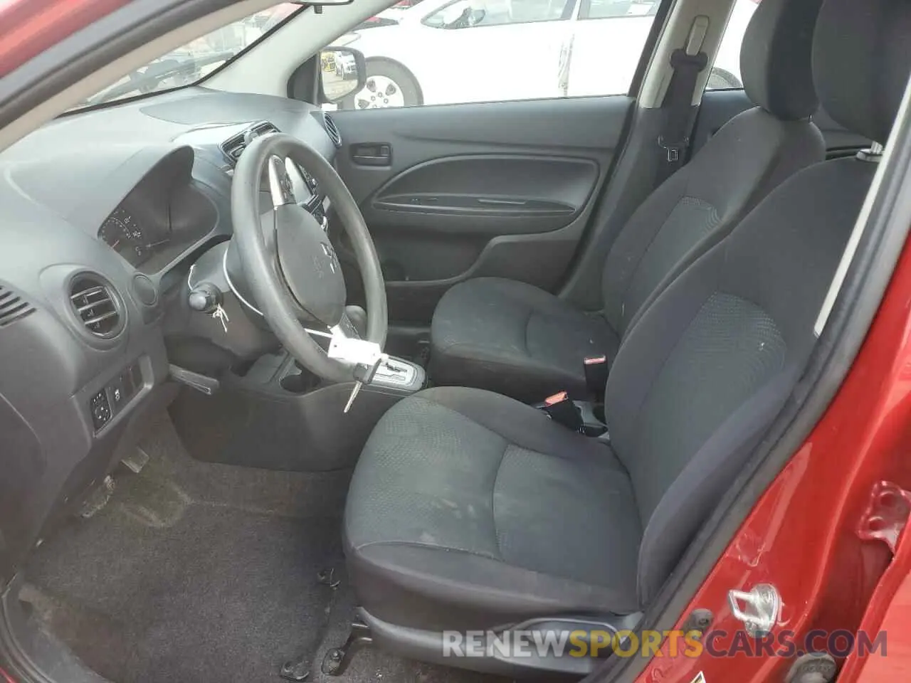 7 fotografías del automóvil dañado ML32F3FJ6KHF16236 MITSUBISHI MIRAGE 2019